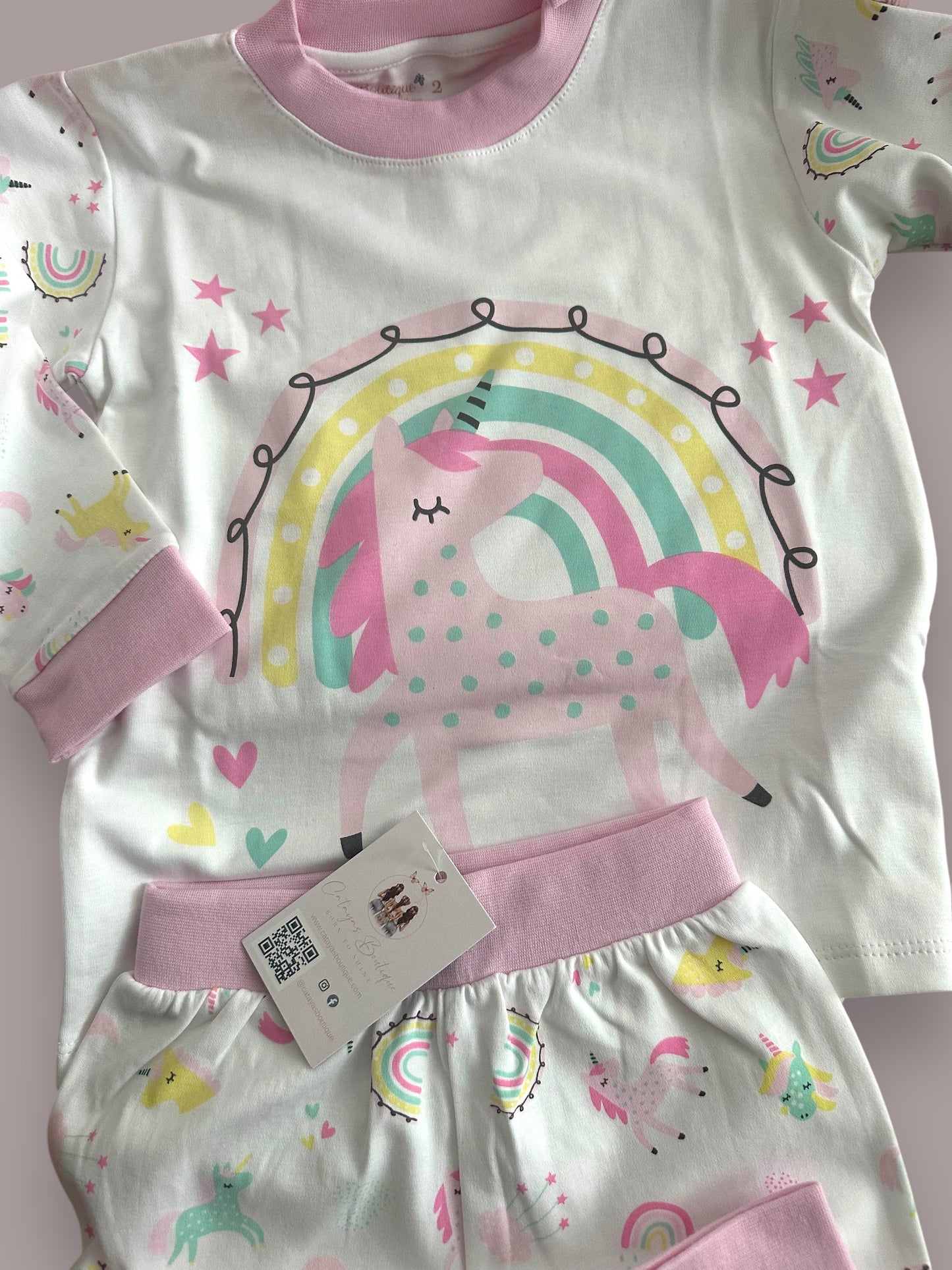 Pajama Unicorn Rainbow