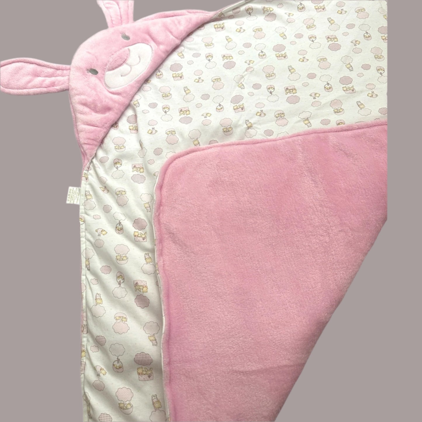 Bunny blanket Peruvian cotton, fleece