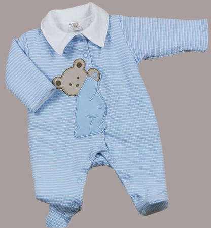 Baby Girl/Boy Cute Bear-Rabbit jumpsuit warm fleece, soft.